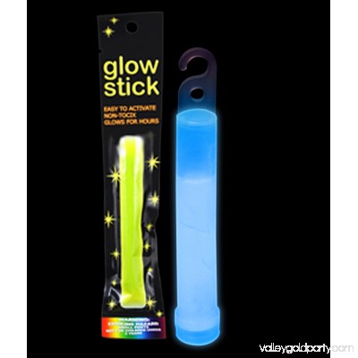 6 Inch Retail Packaged Glow Stick - Blue